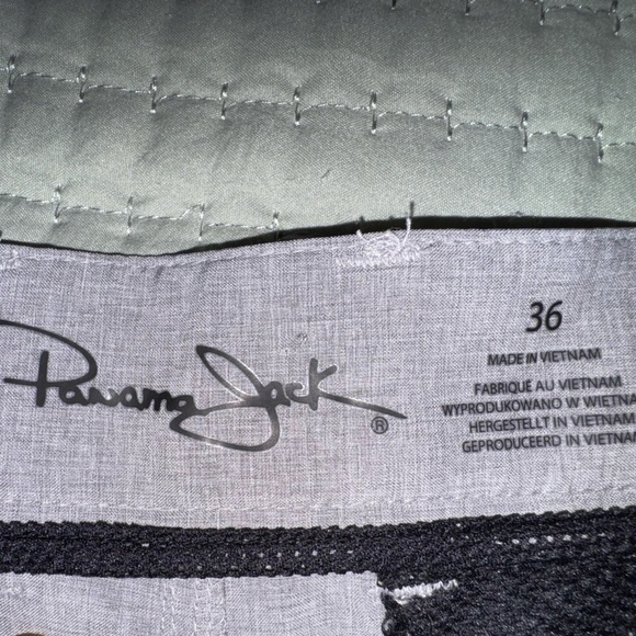 Panama Jack Shorts Men's Size 38 Gray Golf 4 Way Stretch Beach Quick Dry - Picture 5 of 10